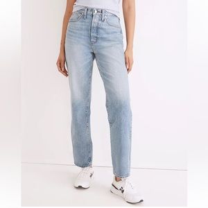 Madewell The Perfect Vintage Straight Jean in Seyland Wash. Size 24